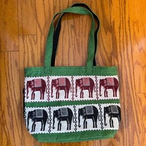 Elephant cloth bag